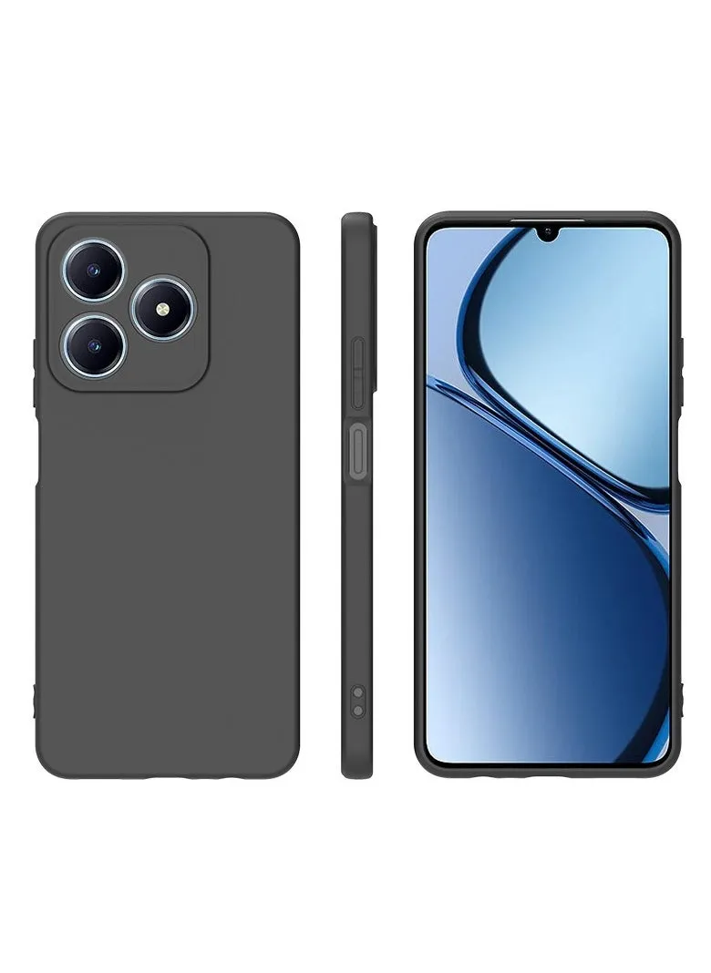 جراب هاتف Realme C63 المحمول مصنوع من مادة البودنج غير اللامعة وغطاء TPU-2