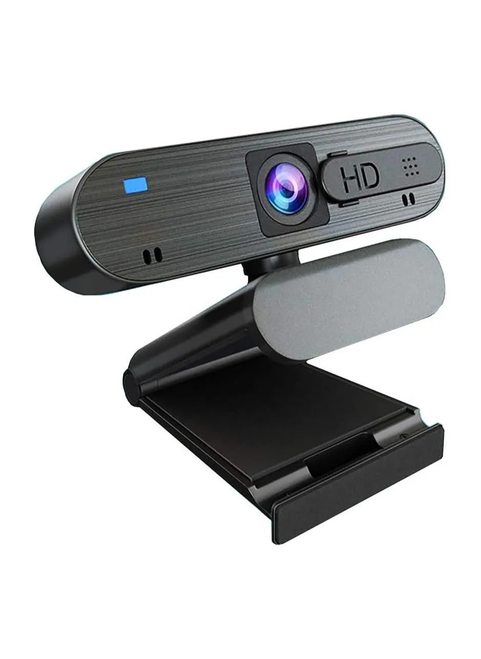 Full HD 1080P PC USB Webcam with Privacy Protector, Dual Noise Canceling Microphone for Conferencing and video calling, Plug and Play, Compatible for Windows, MAC, Skype, Zoom.-1