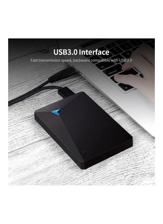 محرك أقراص صلبة محمول G20 عالي السرعة مزود بمنفذ USB 3.0 سعة 250 جيجابايت مقاس 2.5 بوصة لأجهزة الكمبيوتر واللابتوب أسود-2