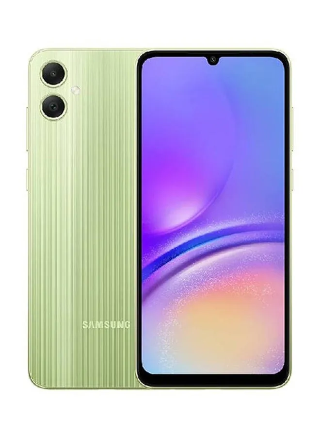 هاتف Galaxy A05 ثنائي الشريحة باللون الأخضر الفاتح وذاكرة الوصول العشوائي (RAM) سعة 4 جيجابايت وذاكرة تخزين داخلية 64 جيجابايت ويدعم تقنية 4G LTE - إصدار الشرق الأوسط-1