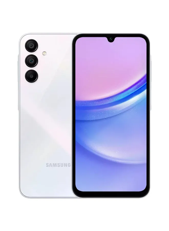 هاتف Galaxy A15 ثنائي الشريحة باللون الأزرق الفاتح وذاكرة الوصول العشوائي (RAM) سعة 4 جيجابايت وذاكرة تخزين داخلية 128 جيجابايت يدعم تقنية 5G - إصدار الشرق الأوسط-1