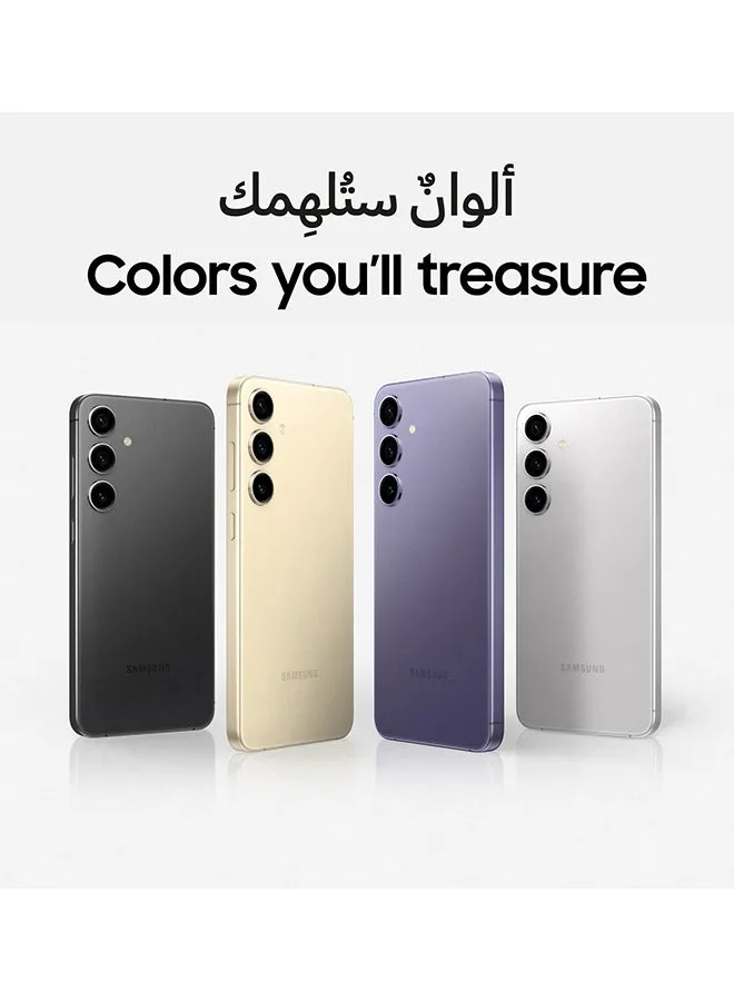 هاتف Galaxy S24 Plus 5G ثنائي الشريحة باللون الأصفر الكهرماني وذاكرة الوصول العشوائي (RAM) سعة 12 جيجابايت وسعة 256 جيجابايت - إصدار الشرق الأوسط-2