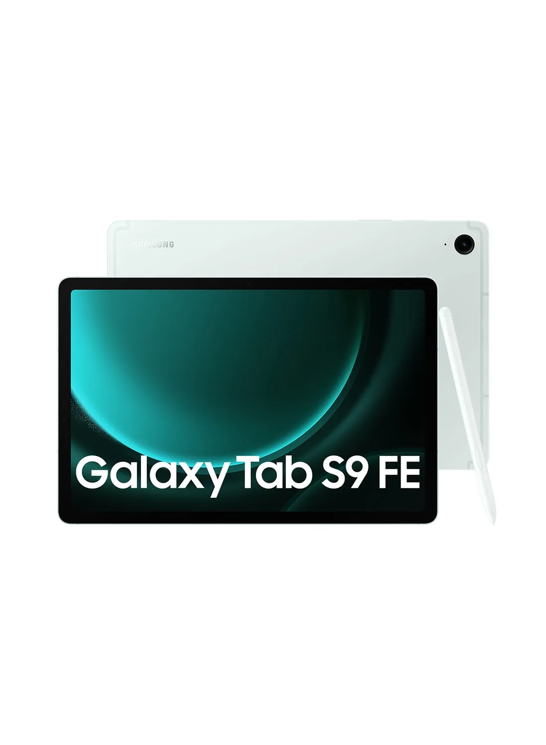 جهاز Galaxy Tab S9 FE Mint، ذاكرة الوصول العشوائي (RAM) سعة 8 جيجابايت، وذاكرة الوصول العشوائي (RAM) سعة 256 جيجابايت، وواي فاي - إصدار الشرق الأوسط-1