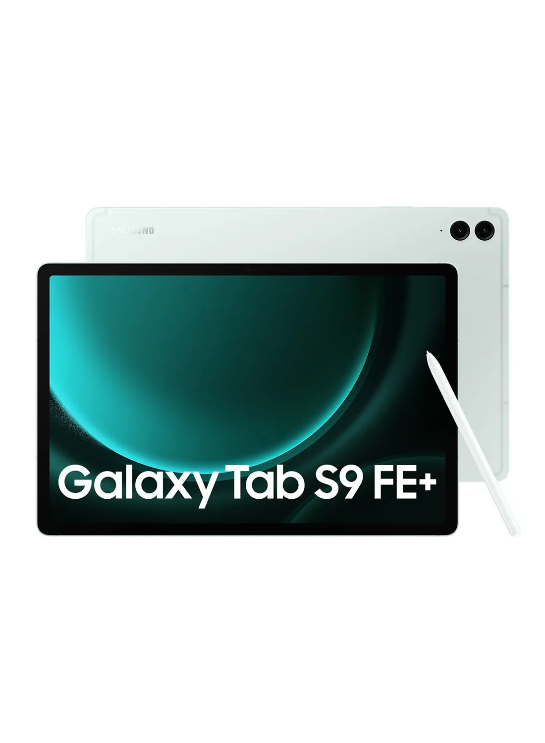 جهاز Galaxy Tab S9 FE Plus باللون الأخضر النعناعي، وذاكرة الوصول العشوائي (RAM) سعة 12 جيجابايت، وذاكرة الوصول العشوائي (RAM) بسعة 256 جيجابايت، وواي فاي - إصدار الشرق الأوسط-1