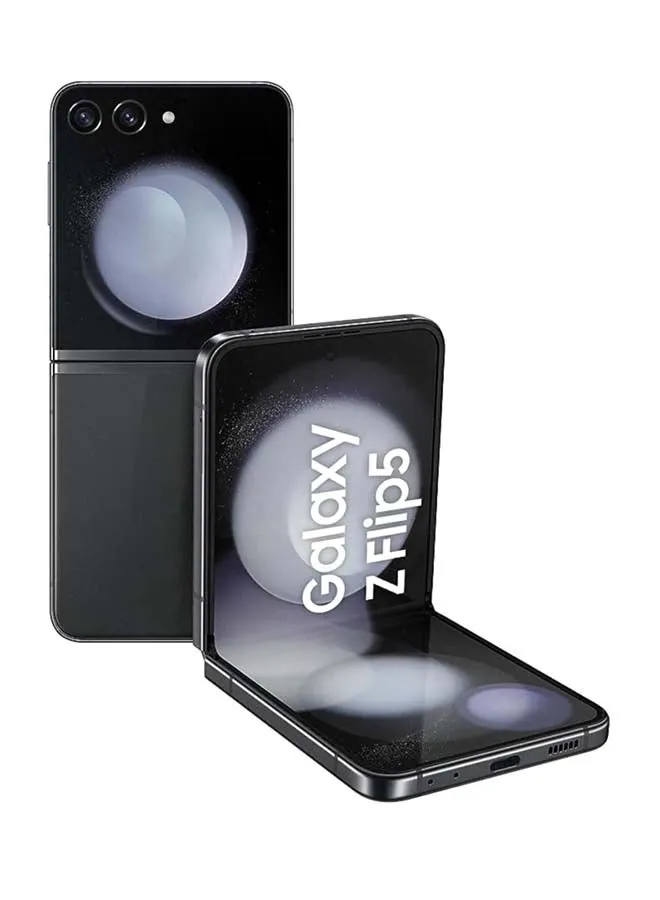 هاتف Galaxy Z Flip 5 Dial SIM Graphite سعة 8 جيجابايت وذاكرة وصول عشوائي 512 جيجابايت وشبكة 5G - إصدار الإمارات العربية المتحدة-1