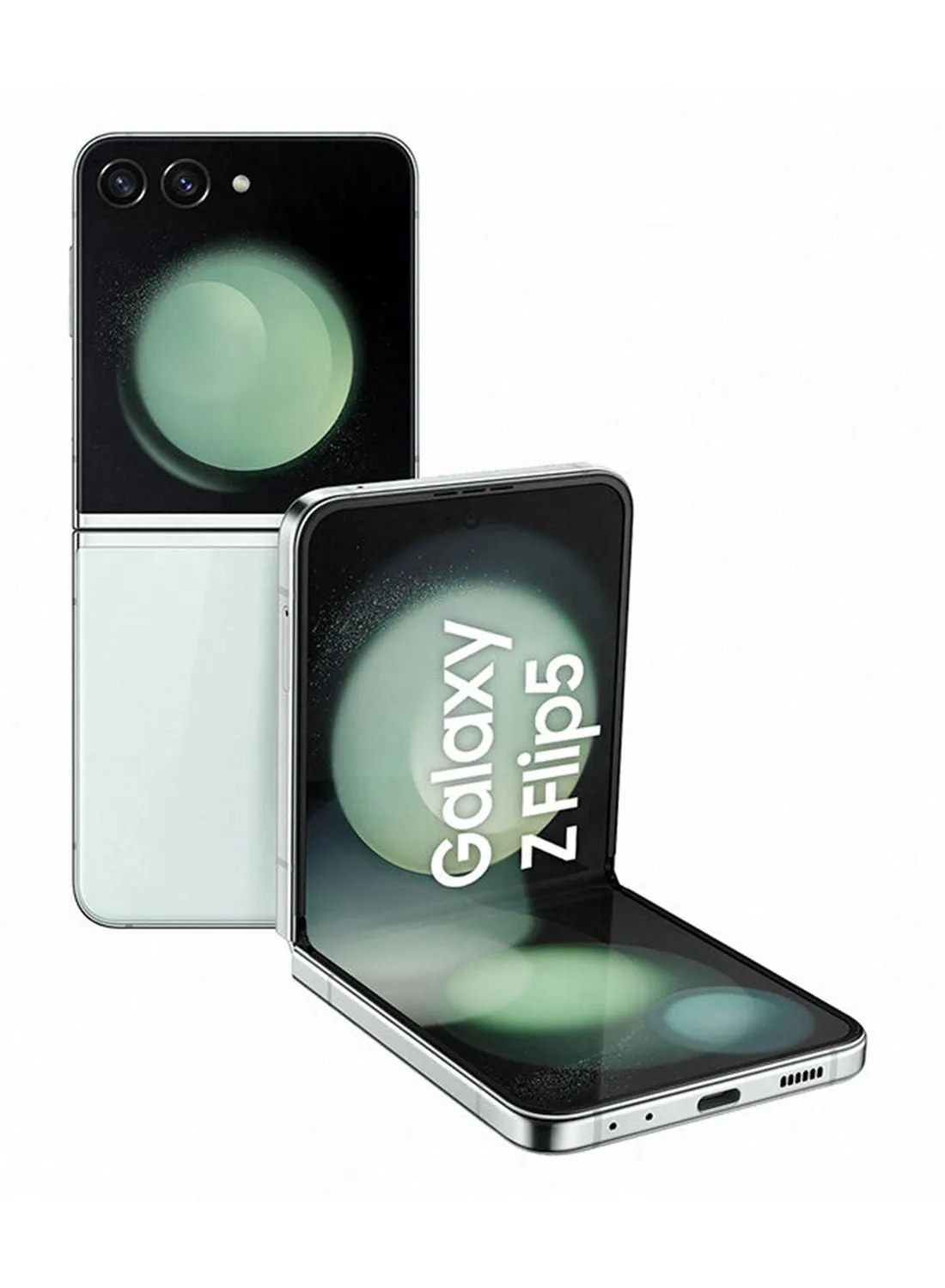 هاتف Galaxy Z Flip 5 بشريحة اتصال Mint وذاكرة وصول عشوائي (RAM) سعة 8 جيجابايت وذاكرة داخلية 256 جيجابايت يدعم تقنية 5G - الإصدار العالمي-1