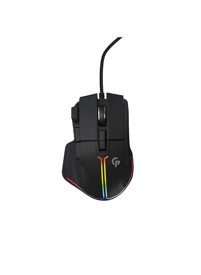 ماوس ألعاب سلكي 8D RGB باللون الأسود-1