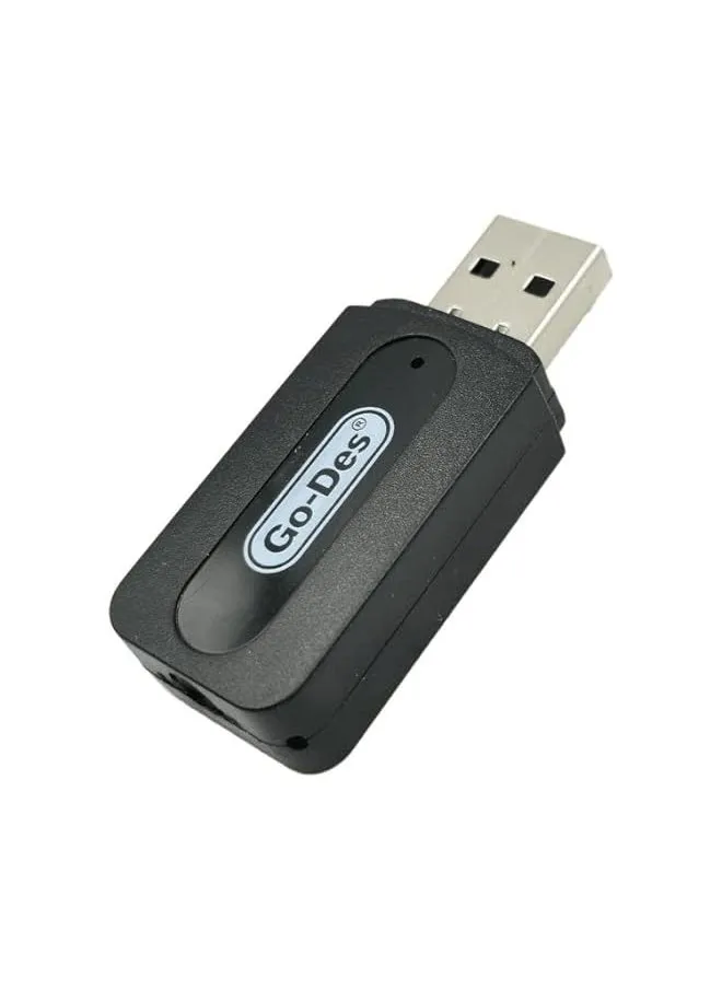 جهاز استقبال موسيقى بلوتوث Gdbt103 يخرج الصوت عبر قابس USB Aux وتشغيل المكالمات بدون استخدام اليدين-1