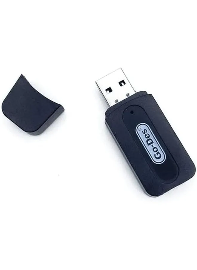 جهاز استقبال موسيقى بلوتوث Gdbt103 يخرج الصوت عبر قابس USB Aux وتشغيل المكالمات بدون استخدام اليدين-2