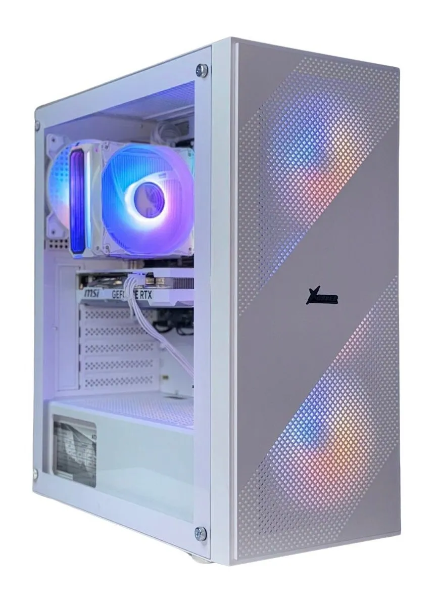 GLA3B White Delta Gaming PC, Intel Core i5-12400F CPU, NVIDIA GeForce RTX 4060 GPU, 16GB RAM, 1TB M.2 Storage-1