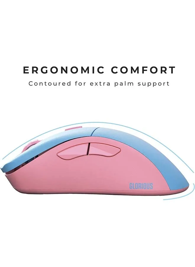 ماوس الألعاب Glorious Model D Wireless PRO Skyline Pink/Blue Forge-2