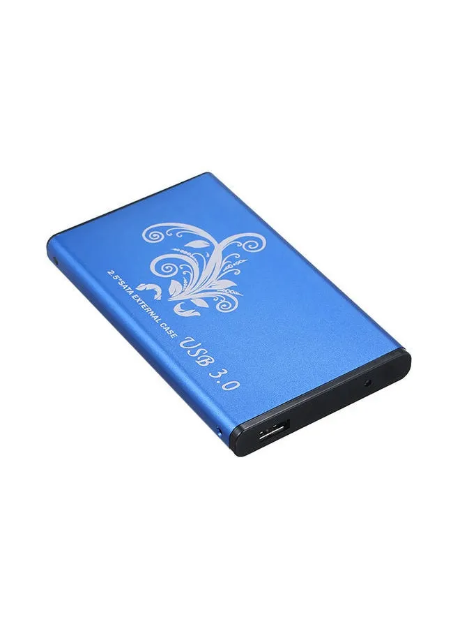 HDD Case SATA Converter Adapter External Hard Drive Blue-1