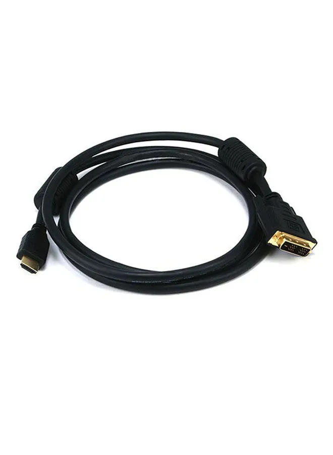 كابل HDMI إلى دي في آي أسود-1