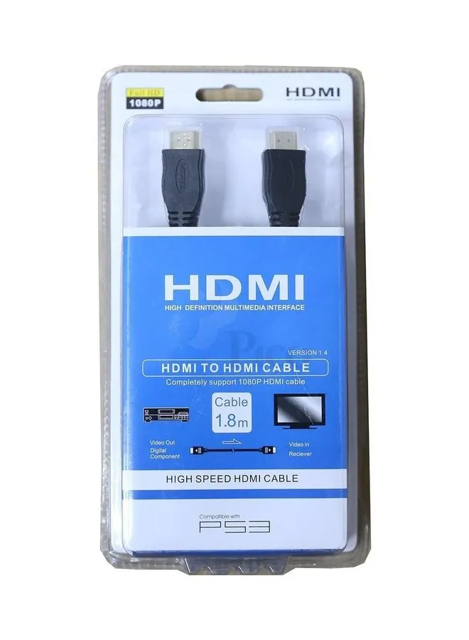 كابل HDMI إلى HDMI أسود-1