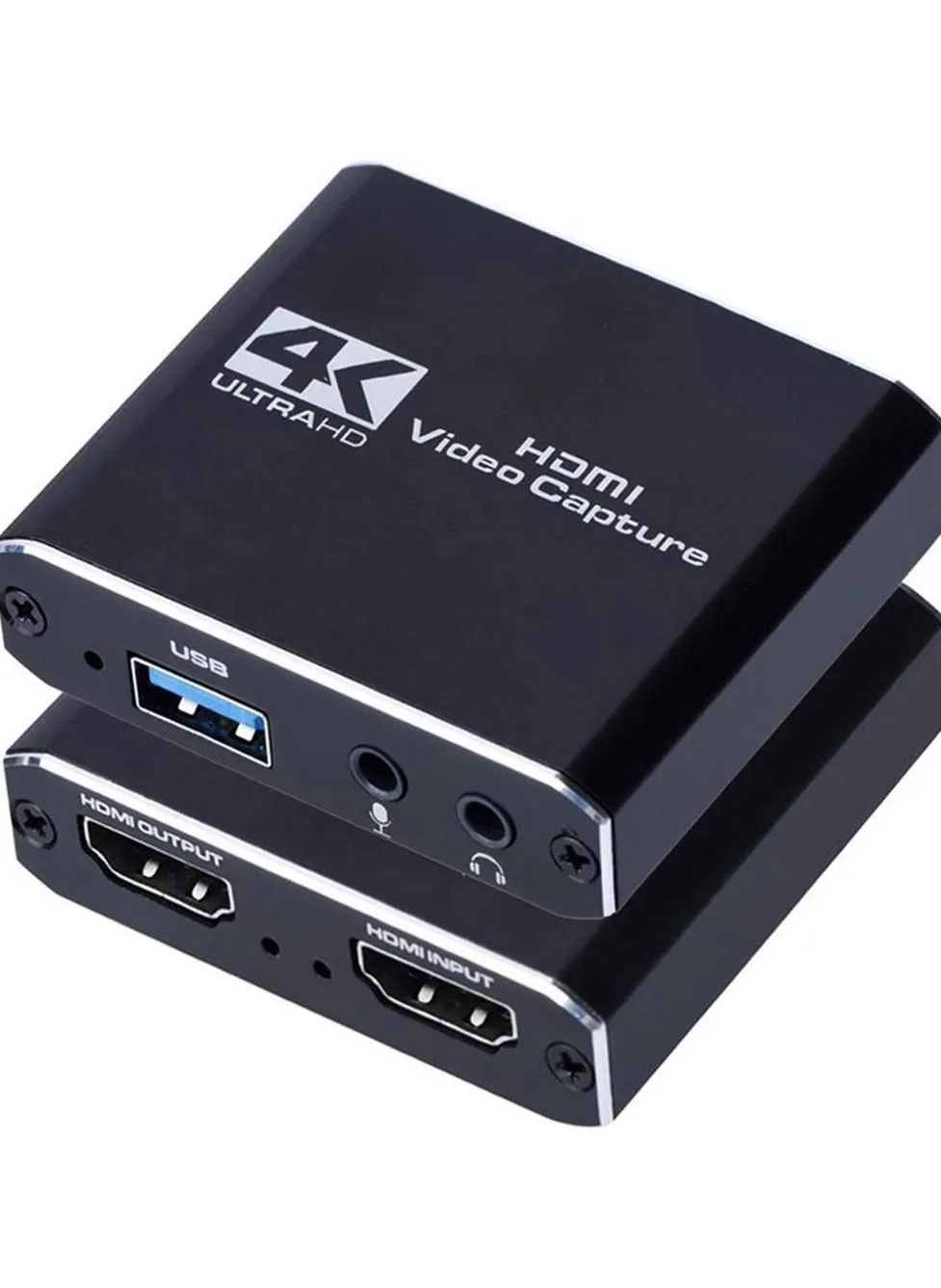 بطاقة التقاط الفيديو HDMI 4K ، USB3.0 1080P 60FPS HD Ultra Low Latency ، بطاقة التقاط الألعاب للألعاب / البث المباشر / مؤتمرات الفيديو لنينتندو سويتش / PS4 / Xbox One / OBS / الكاميرا / الكمبيوتر-1