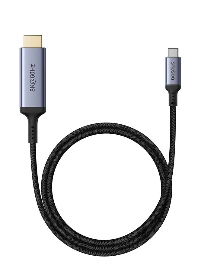 - محول USB-C إلى HDMI عالي الوضوح بطول 1.5 متر - اسود-1