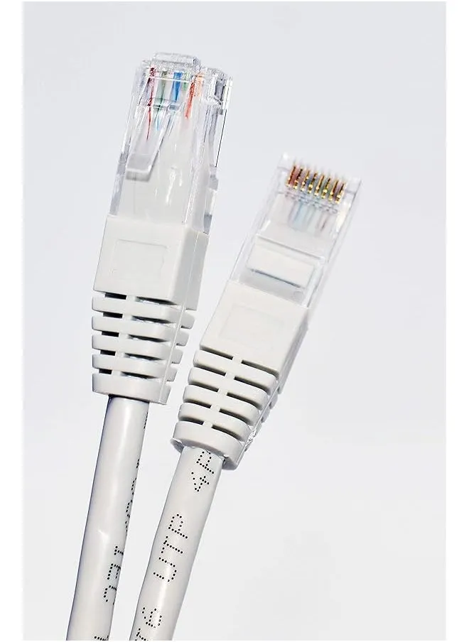 كابل إيثرنت Cat6 عالي السرعة بطول 10 أقدام - كابل شبكة RJ45 للإنترنت وجهاز التوجيه والمودم والألعاب والمزيد-1