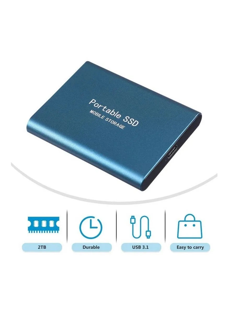 High Speed External Hard Disk With Type-C USB 3.1 Interface Highly Efficient Portable Hard Disk 16TB-2