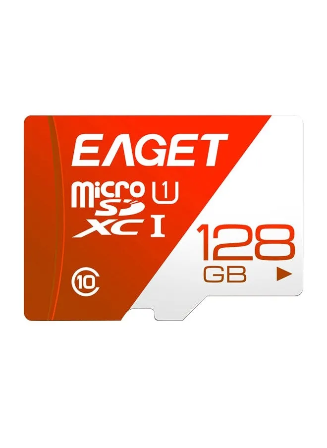 High Speed MicroSDXC Card Memory Red/White-1