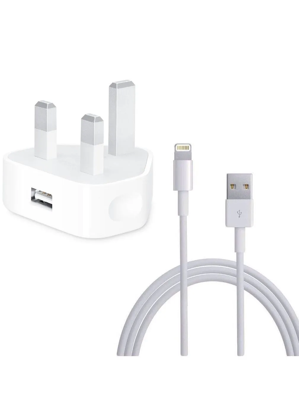 Home USB charger with cable that supports fast charging with multiple features-1