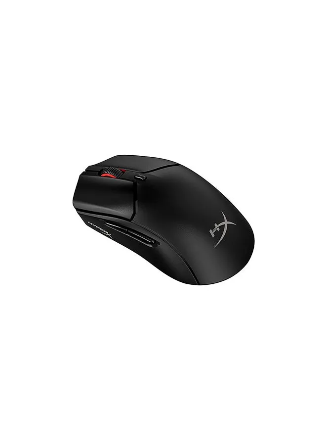 ماوس الألعاب اللاسلكي HyperX Pulsefire Haste 2 خفيف الوزن للغاية، 61 جرام، عمر البطارية 100 ساعة، 2.4 جيجا هرتز لاسلكي، ما يصل إلى 26000 نقطة في البوصة - أسود-1