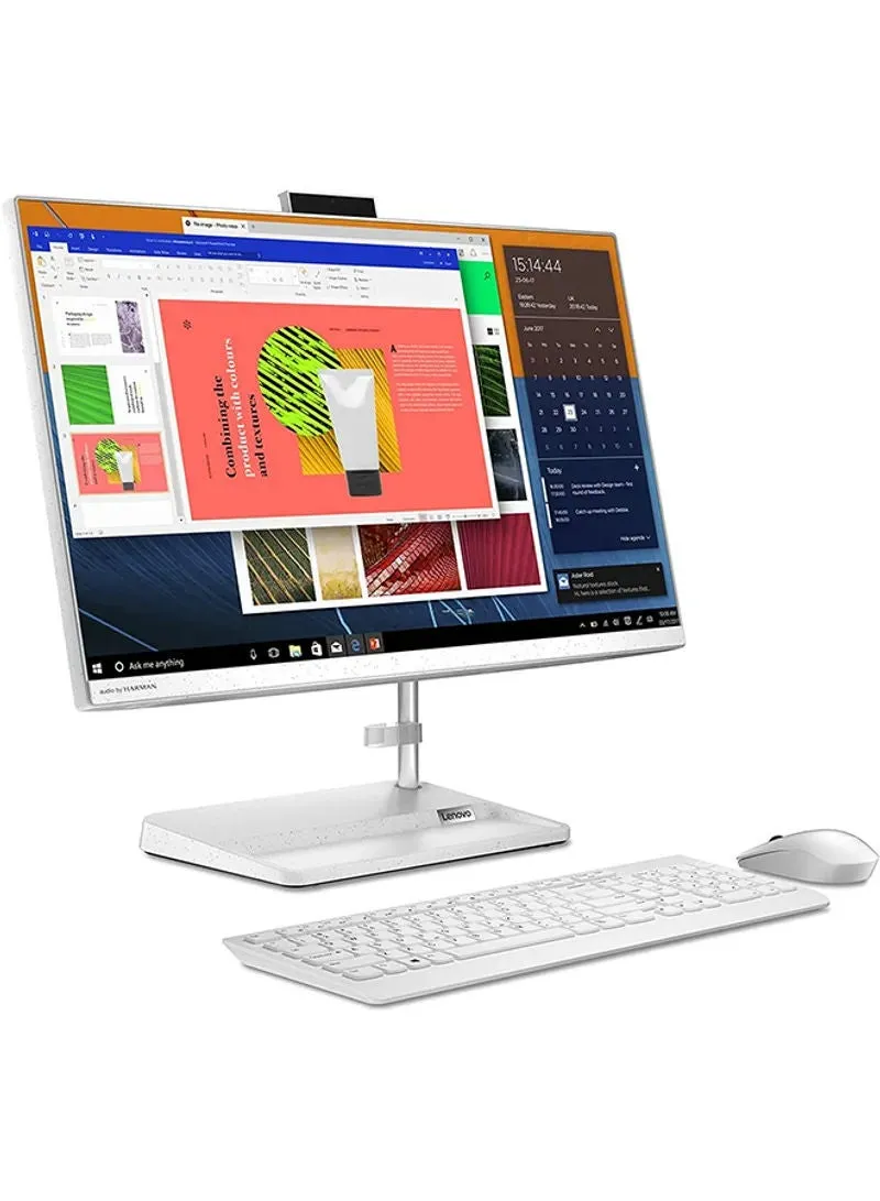 جهاز IdeaCentre AIO 3 بشاشة FHD مقاس 23.8 بوصة ومعالج Core i7-1260P وذاكرة وصول عشوائي سعة 16 جيجابايت ومحرك أقراص SSD سعة 512 جيجابايت وبطاقة رسومات NVIDIA GeForce MX550 سعة 2 جيجابايت ونظام تشغيل Windows 11-2