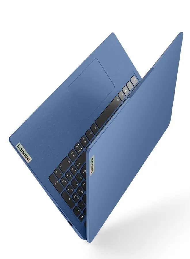 لاب توب IdeaPad 3 15ITL6، شاشة 15.6 بوصة فل اتش دي TN، كور I7-1165G7، محرك أقراص SSD سعة 500 جيجا بايت + محرك أقراص ثابتة سعة 1 تيرابايت، ذاكرة وصول عشوائي 8 جيجا بايت، معالج رسوميات Intel Iris Xe، ويندوز 11 برو إنجليزي/عربي أزرق-2