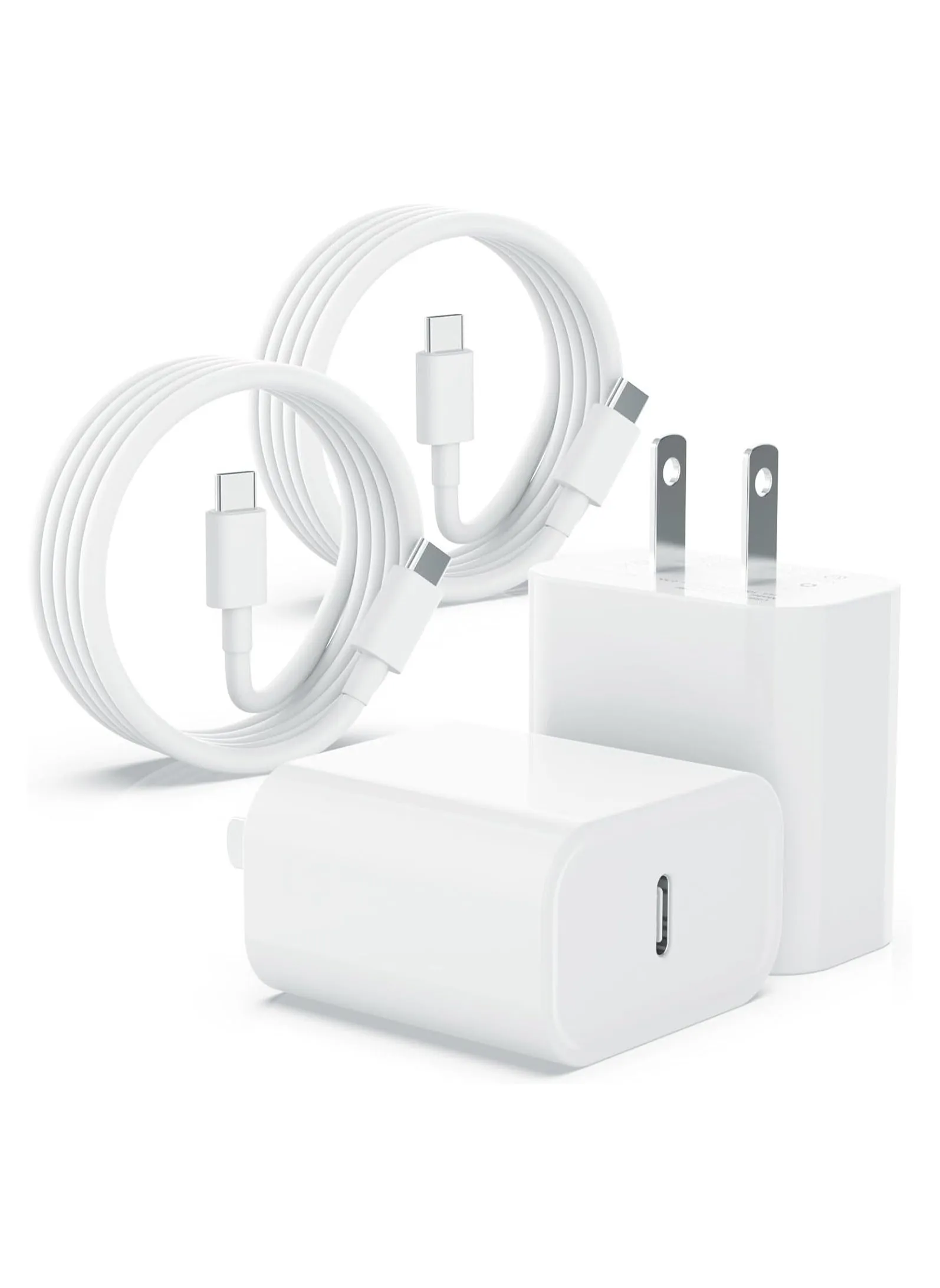 iPhone 15 Charger Fast Charging, iPad Charger 2Pack 20W USB C Fast Wall Charger with 6ft Type C to C Cable for iPhone 15/15 Plus/15 Pro/15 Pro Max/iPad 10/iPad Mini 6/iPad Air5/iPad Pro/AirPods Pro-1