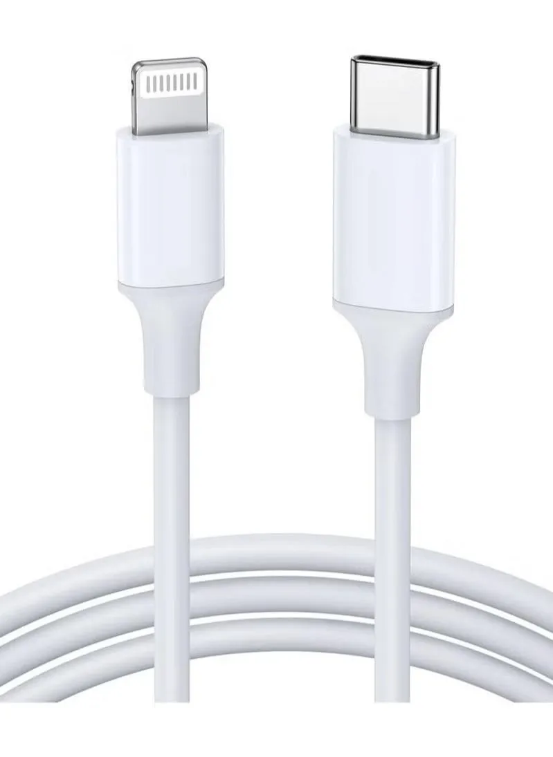 كابل شاحن iPhone 2M [معتمد من MFi] كابل USB C إلى Lightning شحن سريع توصيل الطاقة PD 20W كابل iPhone لـ iPhone 14/14 Pro/14 Plus/14 Pro Max، iPad Pro، iPhone 8-13 جميع السلاسل-1