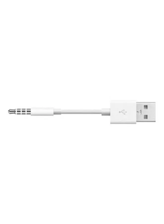 كابل USB لآيبود شفل أبيض-1