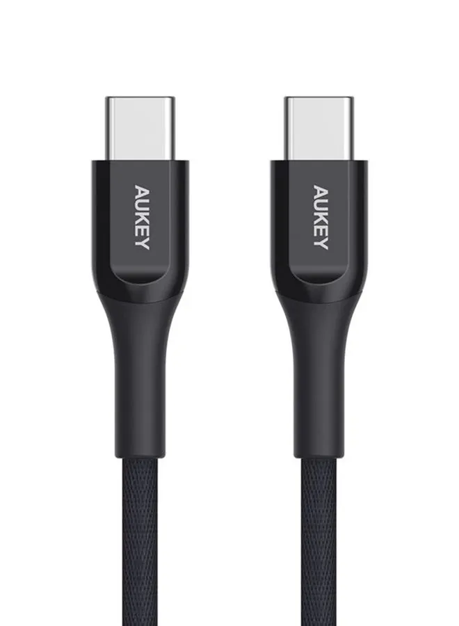 كابل كيفلر كور USB-C إلى C 1.2 متر أسود-1