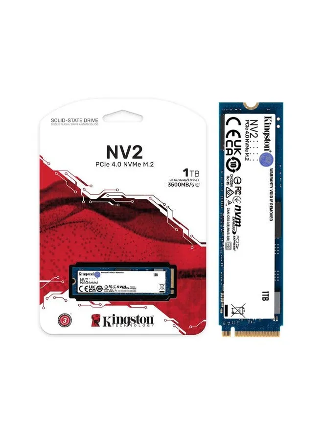 كينغستون 1000G NV2 M.2 2280 PCIe 4.0 NVMe SSD SNV2S/1000G-1