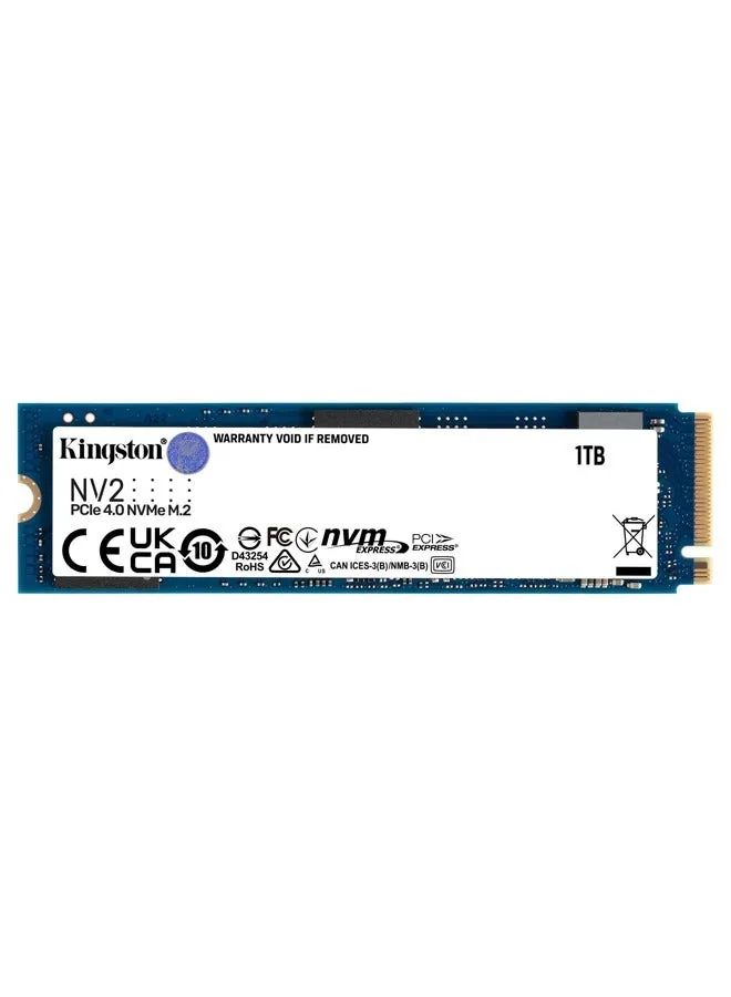 كينغستون 1000G NV2 M.2 2280 PCIe 4.0 NVMe SSD SNV2S/1000G-2