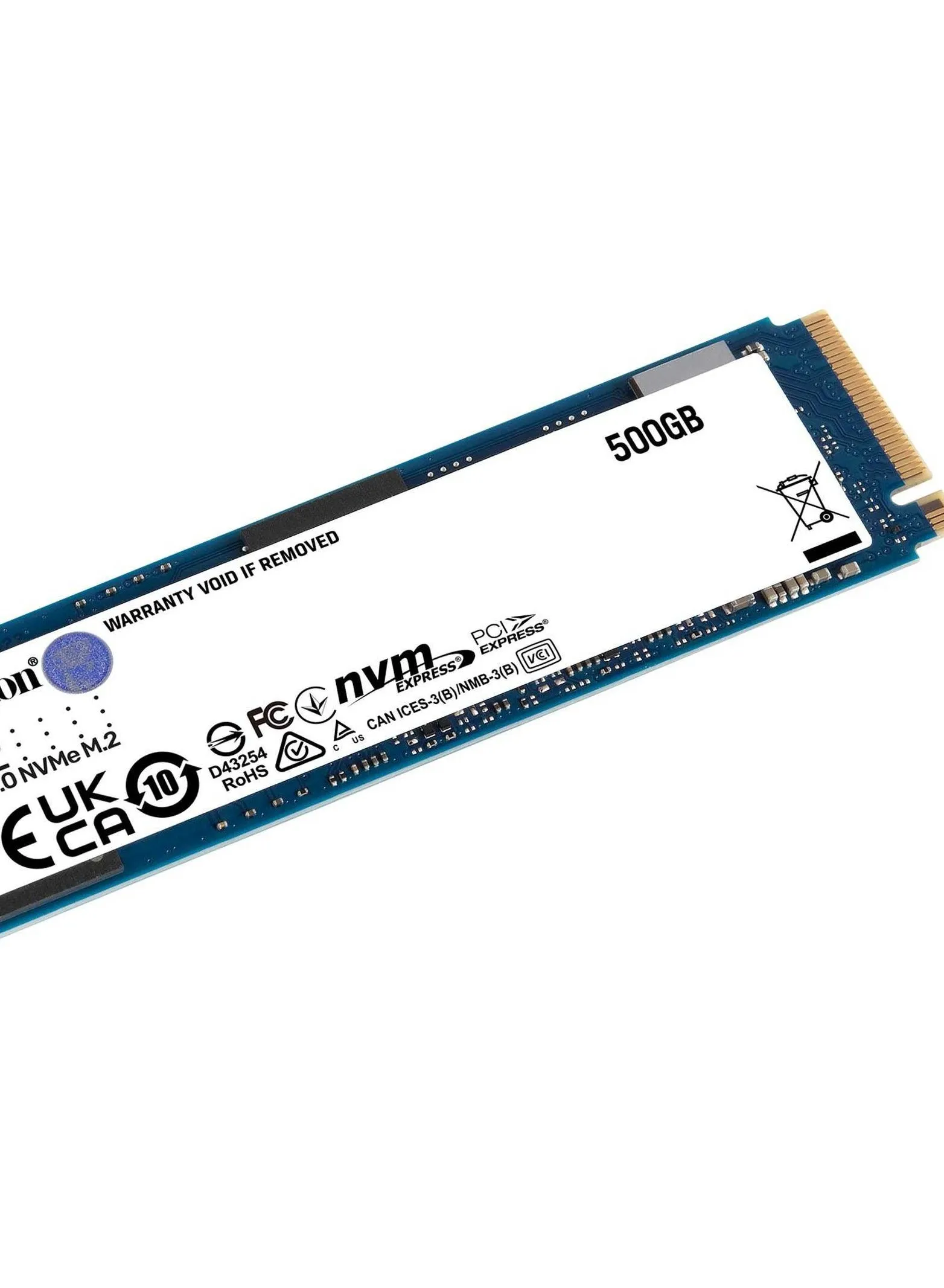 محرك كينجستون 500 جيجابايت NV2 SSD NVMe M.2-2