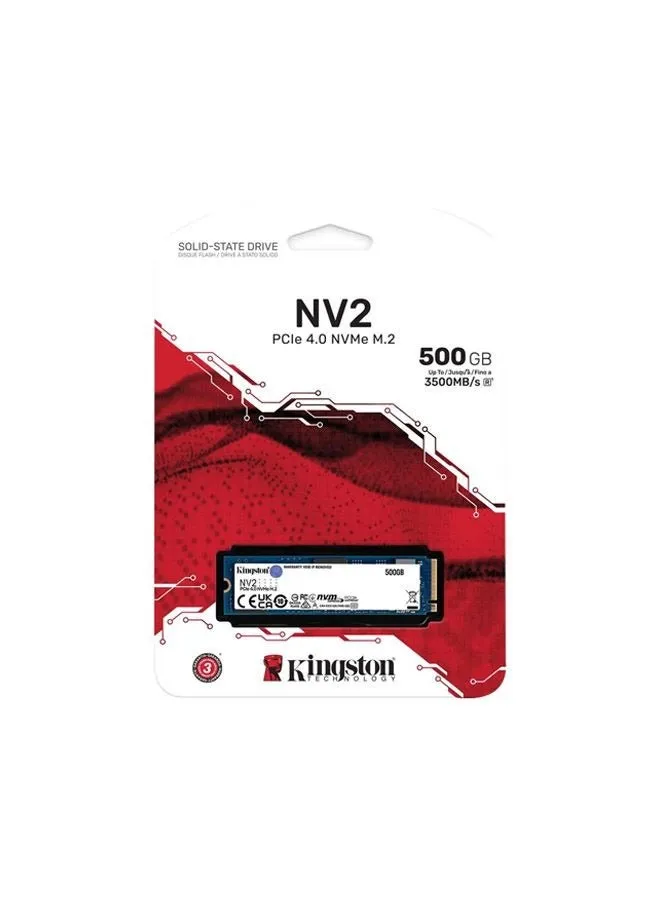 كينغستون NV2 500 جيجابايت PCIe 4.0 x4 NVMe SSD-1