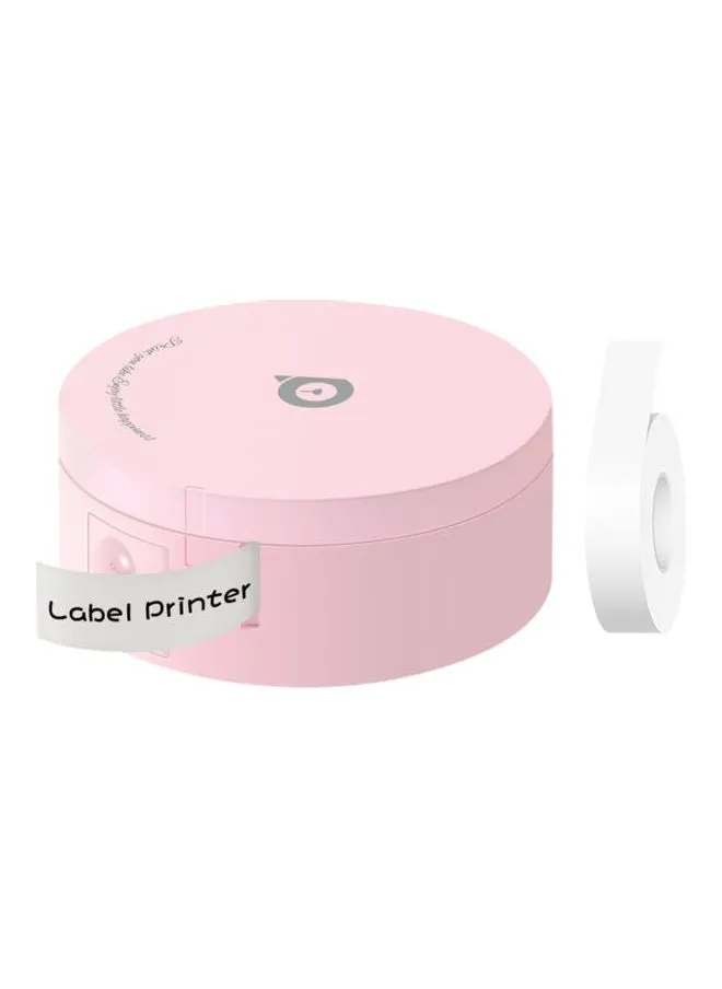 L1 Portable Thermal Label Mobile Printer Pink-1