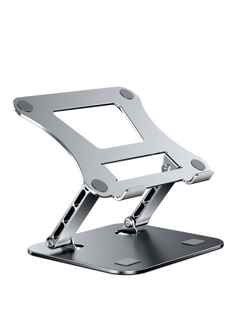 L515 computer bracket invisible lifting aluminum alloy notebook bracket desktop storage vertical cooling bracket L515 silver aluminum alloy]-1