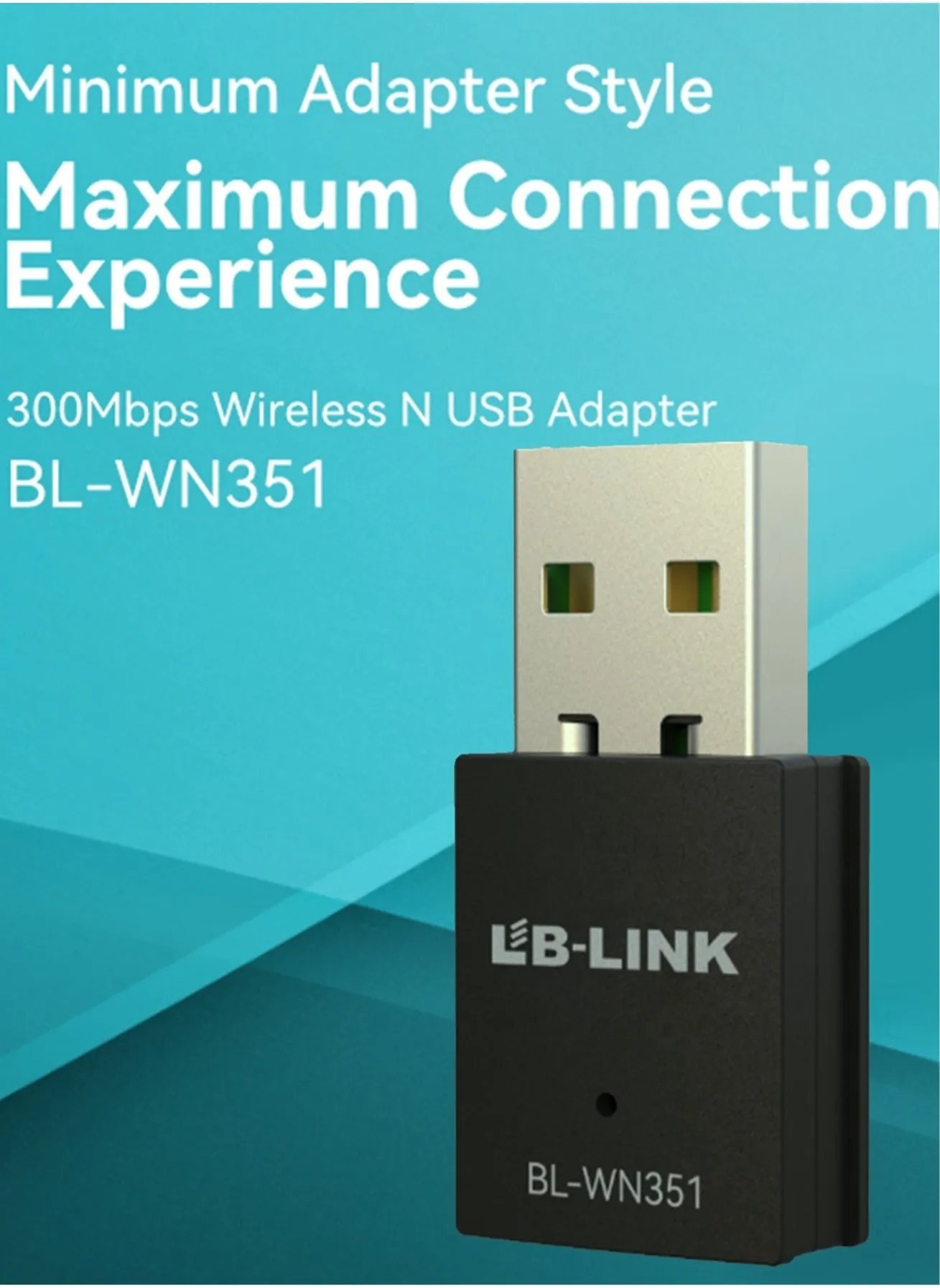 LB-LINK 300Mbps Mini USB جهاز محول لاسلكي WiFi USB 2.0 802.11b/g/b 2.4 جيجاهرتز محول شبكة إنترنت LAN-2