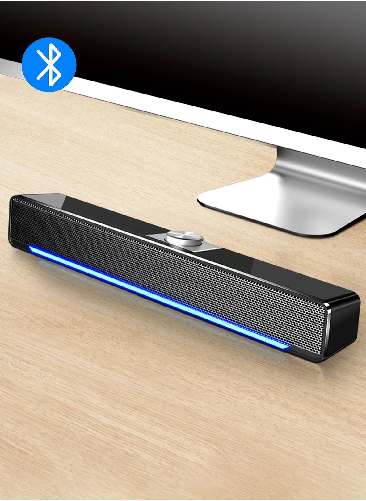 LED TV Sound Bar AUX Wired Wireless Bluetooth Speaker Home Theater System Surround SoundBar for TV PC Computer Speakers-1