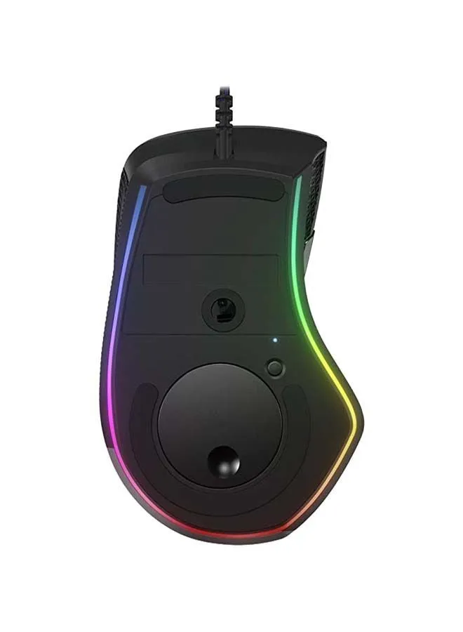 ماوس الألعاب Legion M500 RGB، ما يصل إلى 16000 نقطة في البوصة، 50 جيجا، 400 نقطة في الثانية، 7 أزرار قابلة للبرمجة، متانة زر 50 مليون L/R-2