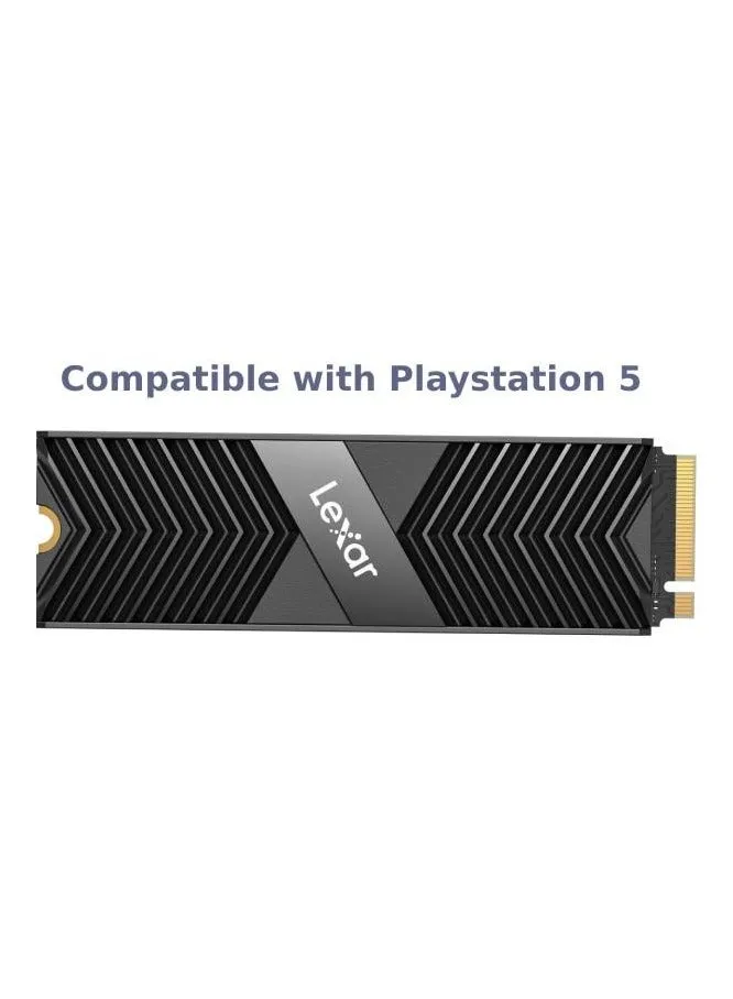 Lexar Professional 2 تيرابايت NM800 PRO مع Heatsink M.2 2280 PCIe Gen4x4 NVMe SSD، سرعات قراءة تصل إلى 7500 ميجابايت/ثانية، للاعبين والمبدعين (LNM800P002T-RN8NG) محرك أقراص الحالة الصلبة-1