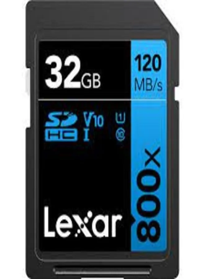 بطاقات Lexar Professional 800x SDHC UHS-I، سرعة قراءة تصل إلى 120 ميجابايت/ثانية وسرعة كتابة تصل إلى 45 ميجابايت/ثانية C10 V10 U1 - 32 جيجابايت-2