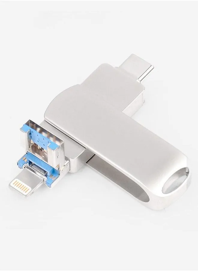 Lightning Portable USB 3.0 Type-C Flash Drive 64 GB For iPhone/iPad  Silver-1