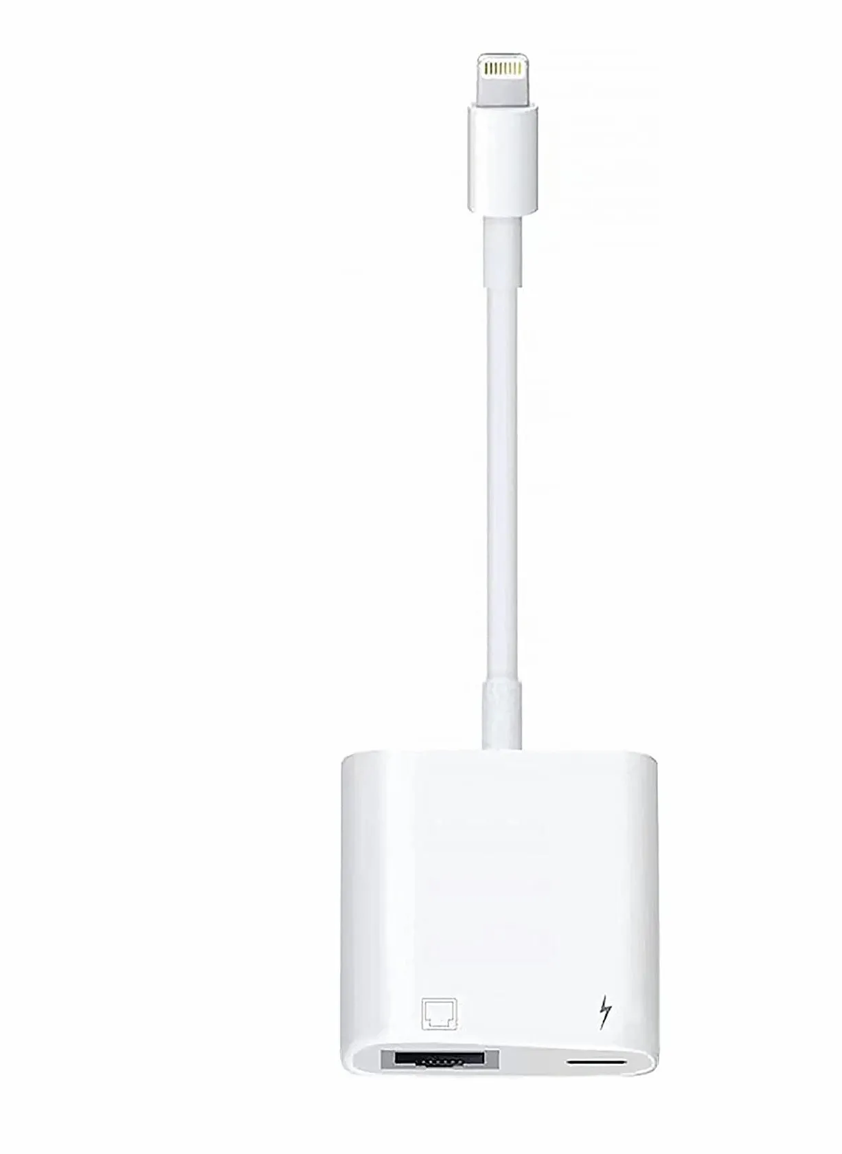 محول Lightning إلى RJ45 إيثرنت LAN مع منفذ شحن لأجهزة iPhone و iPad المحددة بسرعة 100Mbps، التوصيل والتشغيل.-1