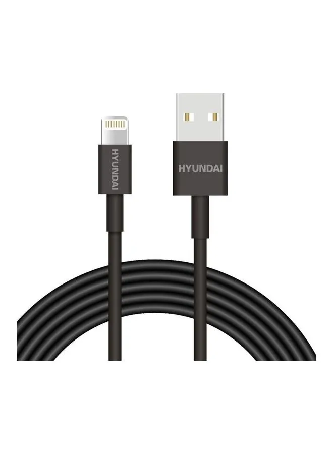 كابل Lightning إلى USB أسود-1