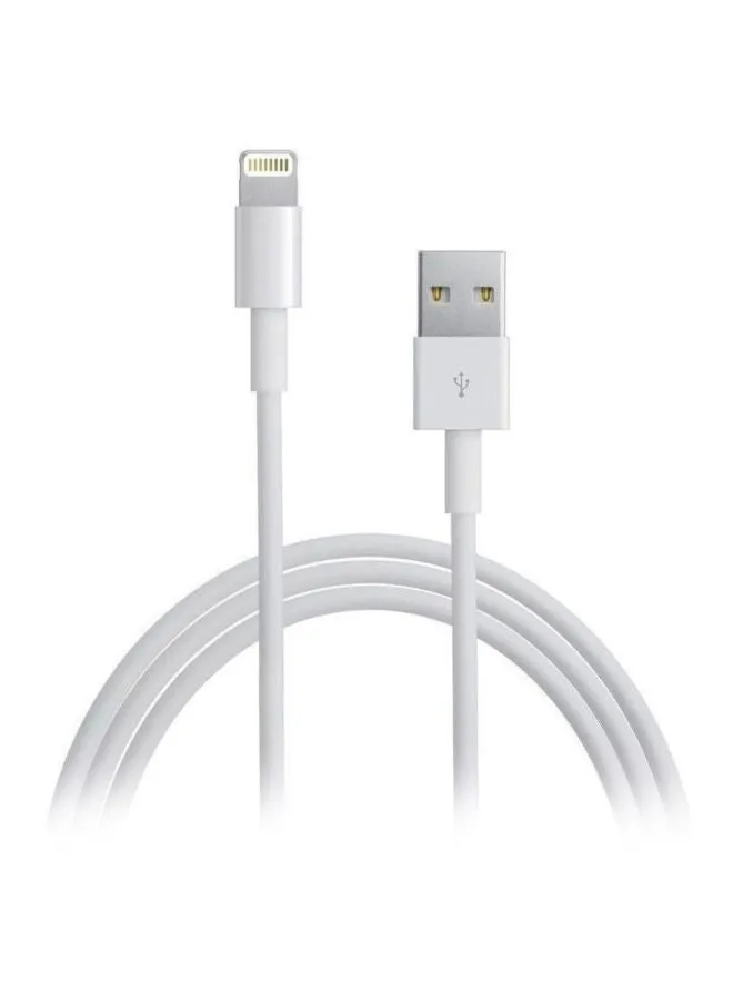 كابل Lightning To USB أبيض-1