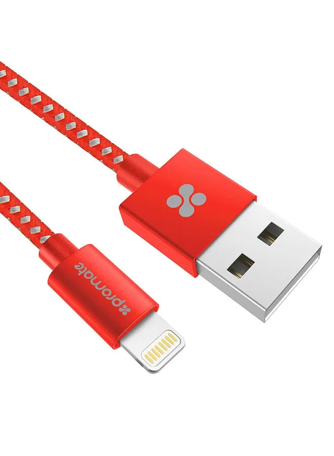 كابل شحن ومزامنة بيانات USB طراز لينكميت -LTF أحمر-1