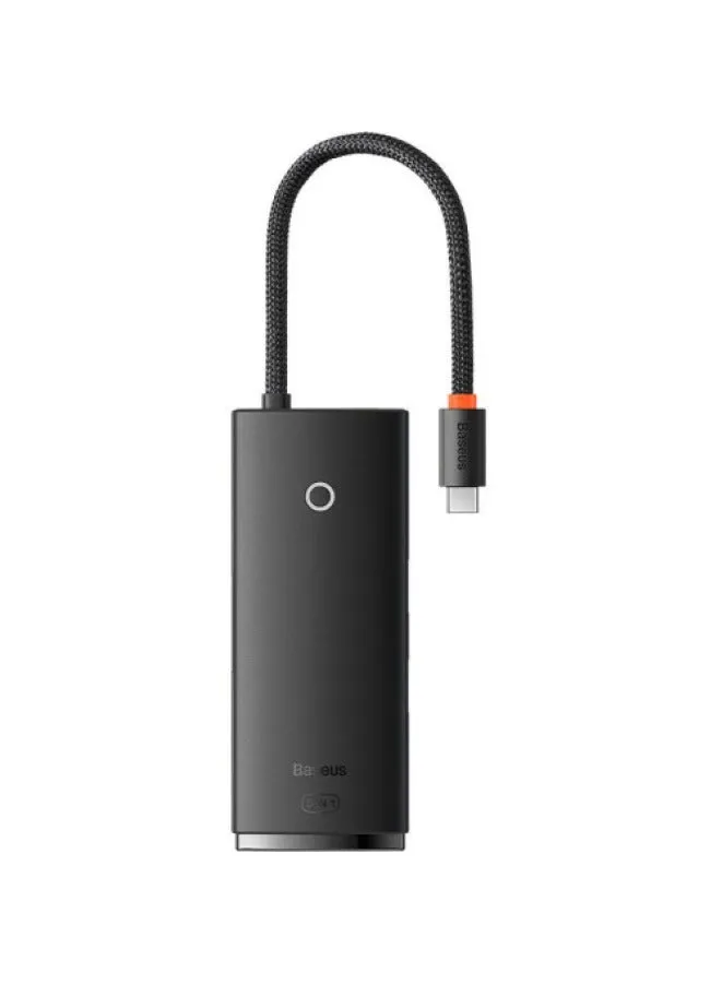 محطة إرساء محورية من سلسلة Lite ذات 5 منافذ من النوع C (من النوع C إلى HDMI+Usb3.0*3+Pd)-1