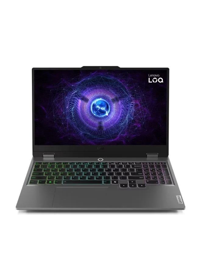 لابتوب LOQ 15IRX9 بشاشة عالية الدقة مقاس 15.6 بوصة ومعالج انتل كور i7-13650HX وذاكرة وصول عشوائي دي دي ار فايف رام 16 جيجابايت ومحرك أقراص إس إس دي سعة 512 جيجابايت و بدون ويندوز وبطاقة رسومات انفيديا جي فورس ار تي اكس 3050 سعة 6 جيجابايت الإنجليزية/العربية رمادي-1