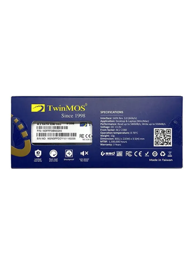 محرك أقراص SSD ساتايي M.2 2280 256 GB-2